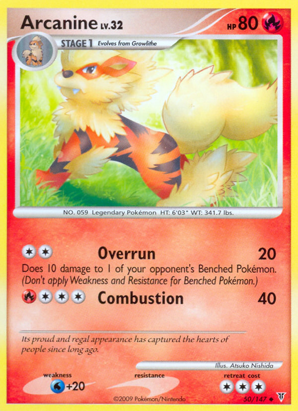 Arcanine (50/147) [Platinum: Supreme Victors] | Mega City Incorporated