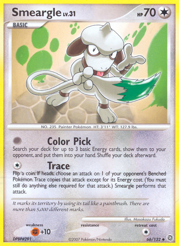 Smeargle (66/132) [Diamond & Pearl: Secret Wonders] | Mega City Incorporated