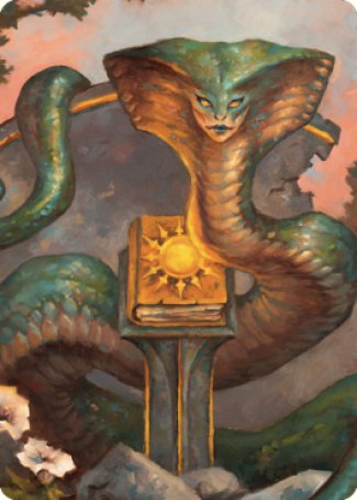 Guardian Naga Art Card [Commander Legends: Battle for Baldur's Gate Art Series] | Mega City Incorporated