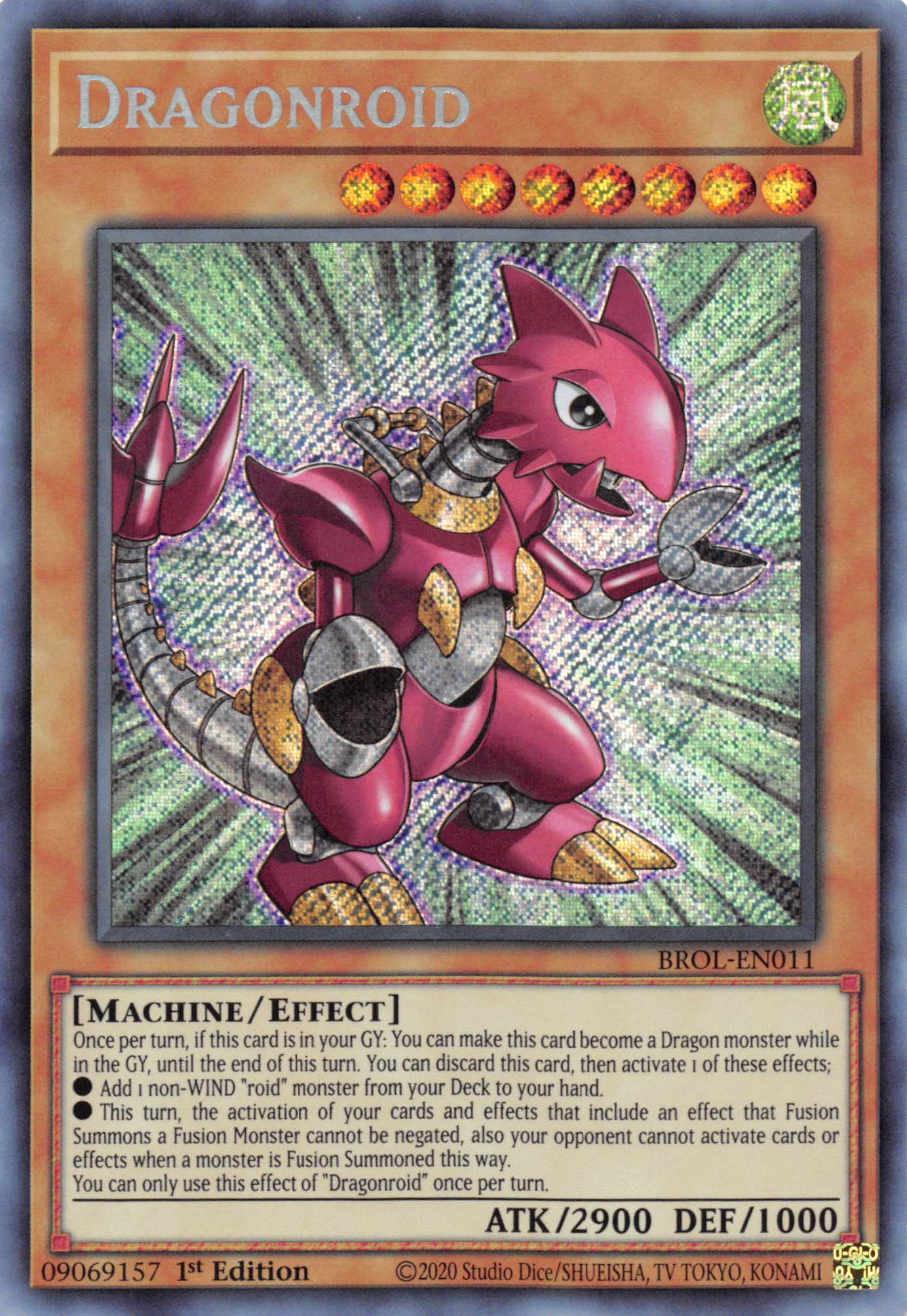 Dragonroid [BROL-EN011] Secret Rare | Mega City Incorporated