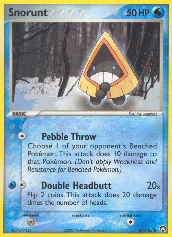 Snorunt (64/108) [EX: Power Keepers] | Mega City Incorporated