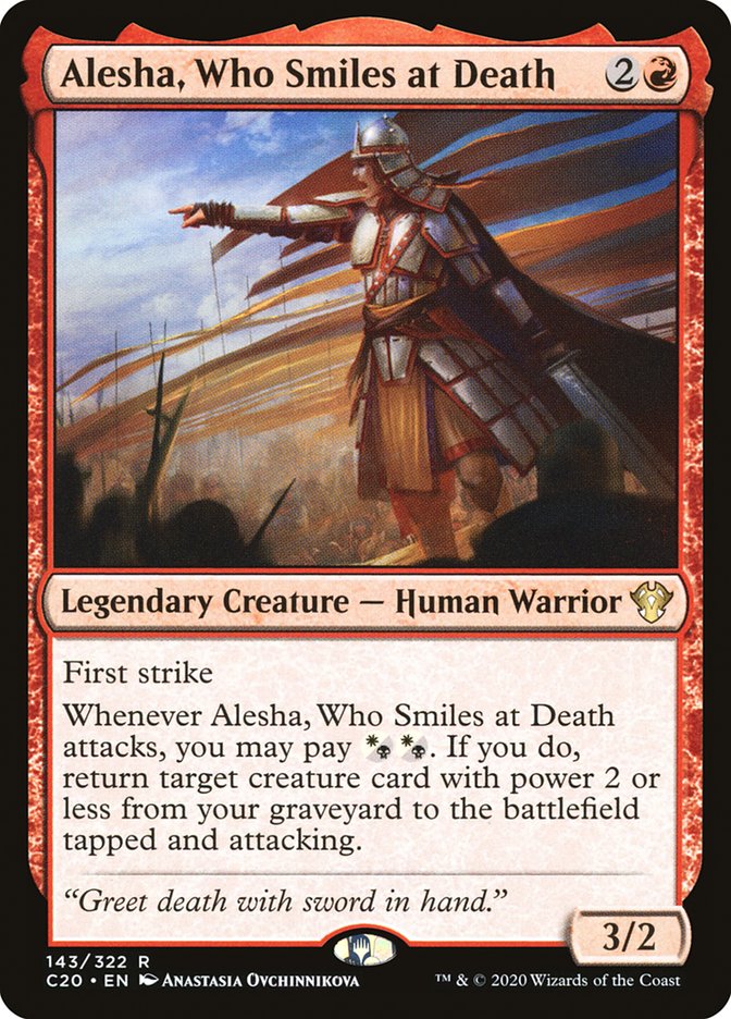 Alesha, Who Smiles at Death [Commander 2020] | Mega City Incorporated