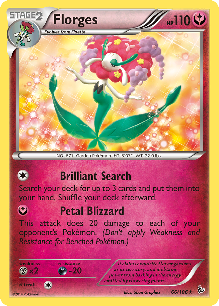 Florges (66/106) [XY: Flashfire] | Mega City Incorporated