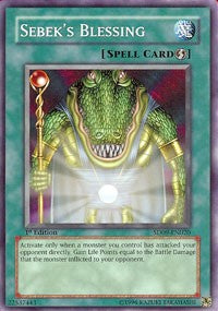 Sebek's Blessing [SD09-EN020] Common | Mega City Incorporated