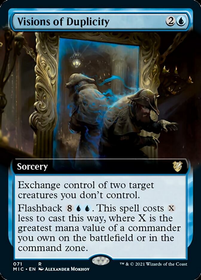 Visions of Duplicity (Extended) [Innistrad: Midnight Hunt Commander] | Mega City Incorporated