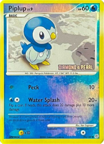 Piplup (93/130) (Diamond and Pearl) [Burger King Promos: 2008 Collection] | Mega City Incorporated