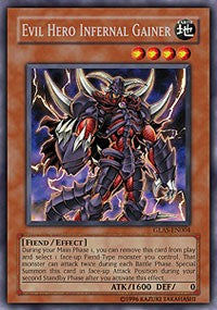 Evil Hero Infernal Gainer [GLAS-EN004] Rare | Mega City Incorporated