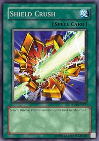 Shield Crush [PP01-EN007] Secret Rare | Mega City Incorporated