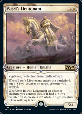 Basri's Lieutenant (Showcase) [Core Set 2021] | Mega City Incorporated