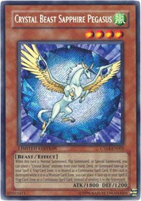 Crystal Beast Sapphire Pegasus [CT04-EN002] Secret Rare | Mega City Incorporated