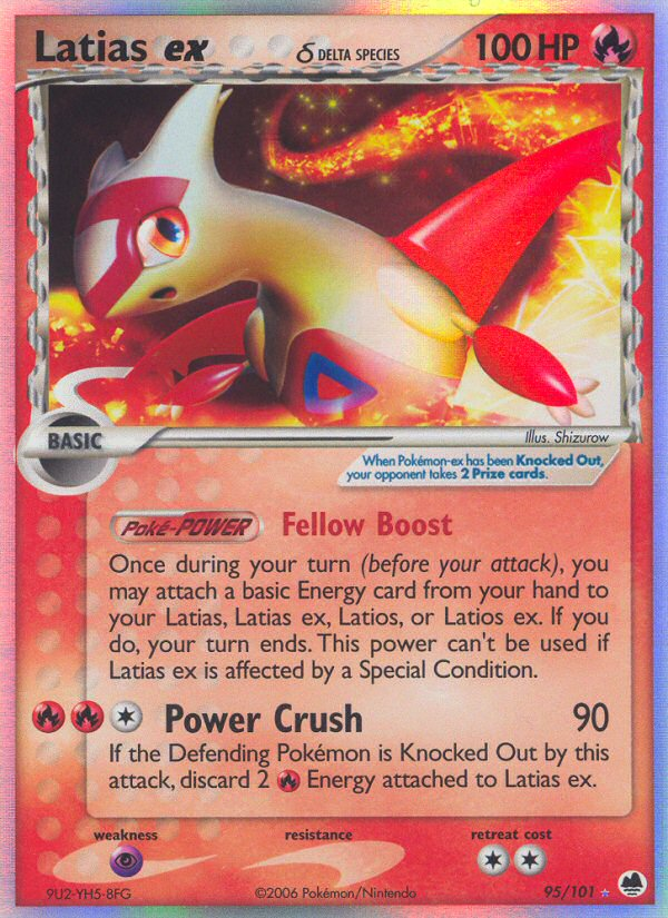 Latias ex (95/101) (Delta Species) [EX: Dragon Frontiers] | Mega City Incorporated