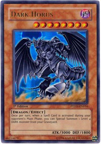 Dark Horus [PTDN-EN016] Ultra Rare | Mega City Incorporated