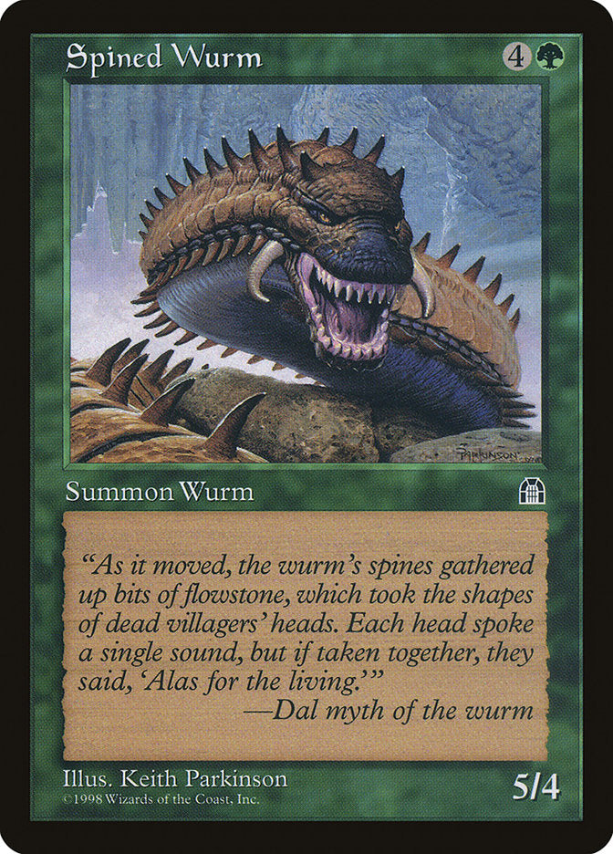 Spined Wurm [Stronghold] | Mega City Incorporated