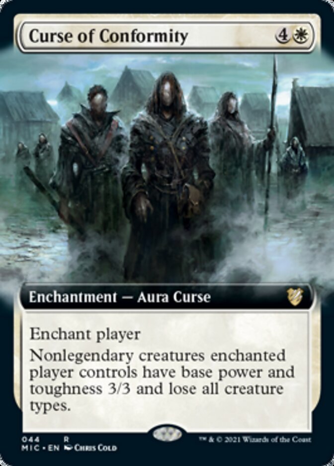 Curse of Conformity (Extended) [Innistrad: Midnight Hunt Commander] | Mega City Incorporated