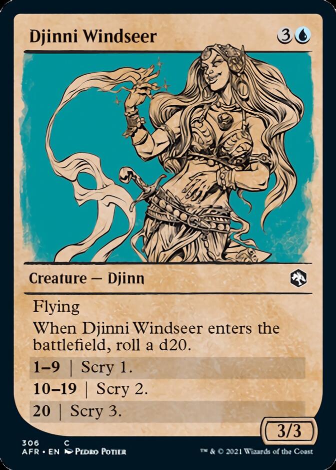 Djinni Windseer (Showcase) [Dungeons & Dragons: Adventures in the Forgotten Realms] | Mega City Incorporated