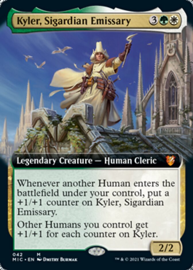 Kyler, Sigardian Emissary (Extended) [Innistrad: Midnight Hunt Commander] | Mega City Incorporated