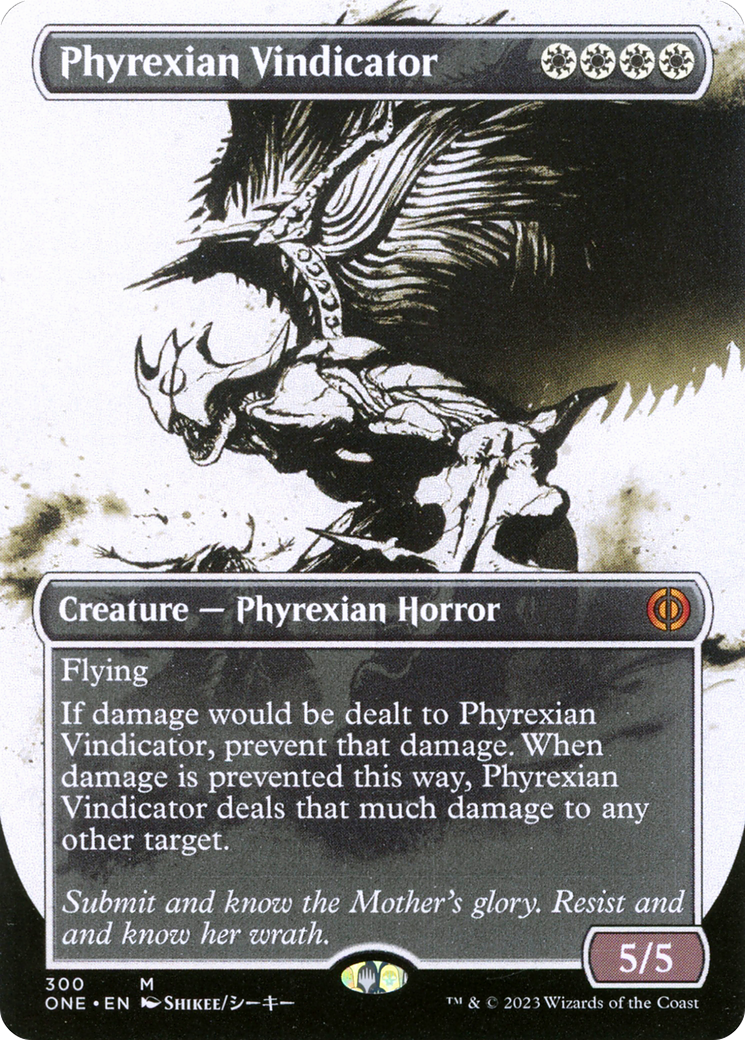 Phyrexian Vindicator (Borderless Ichor) [Phyrexia: All Will Be One] | Mega City Incorporated