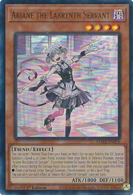 Ariane the Labrynth Servant [TAMA-EN016] Ultra Rare | Mega City Incorporated