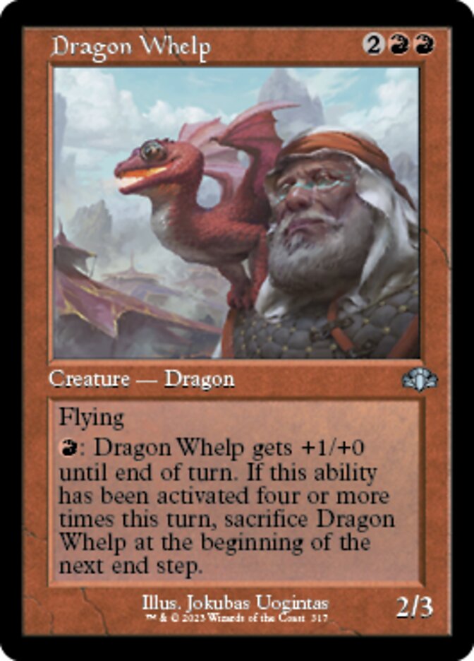 Dragon Whelp (Retro) [Dominaria Remastered] | Mega City Incorporated