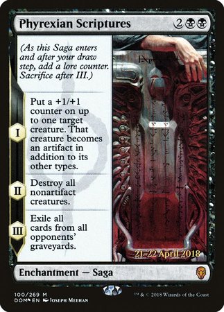 Phyrexian Scriptures [Dominaria Promos] | Mega City Incorporated