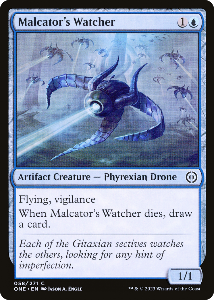 Malcator's Watcher [Phyrexia: All Will Be One] | Mega City Incorporated