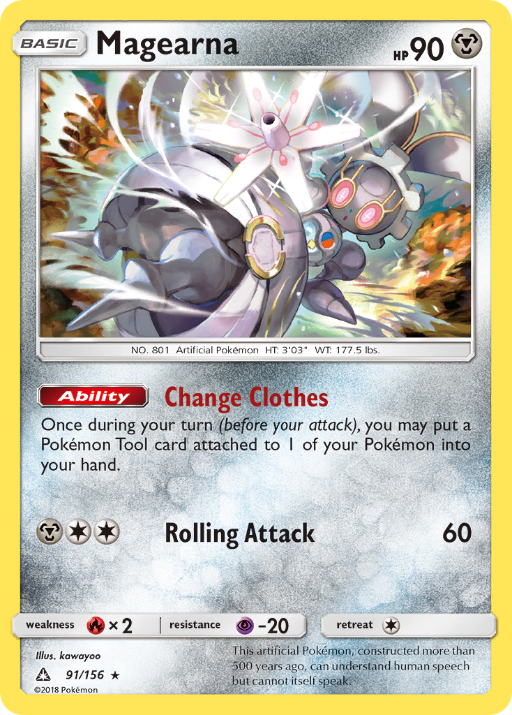 Magearna (91/156) [Sun & Moon: Ultra Prism] | Mega City Incorporated