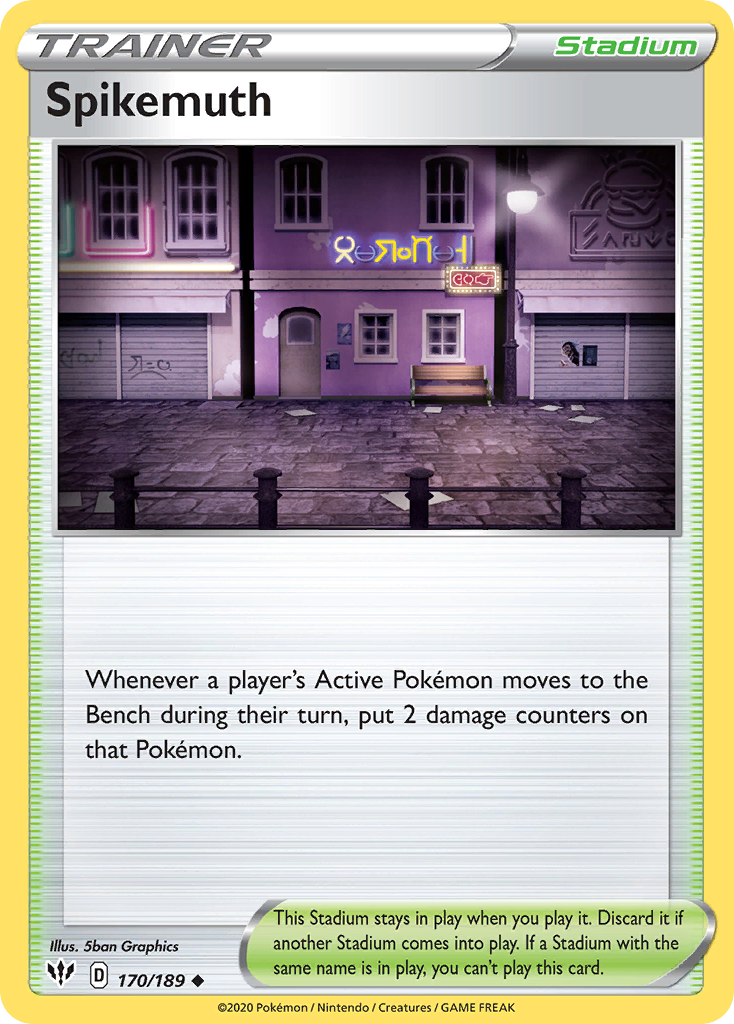 Spikemuth (170/189) [Sword & Shield: Darkness Ablaze] | Mega City Incorporated