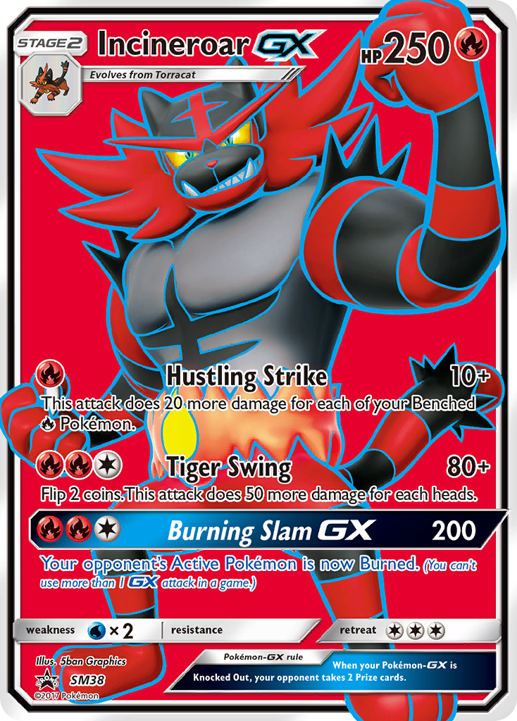 Incineroar GX (SM38) [Sun & Moon: Black Star Promos] | Mega City Incorporated