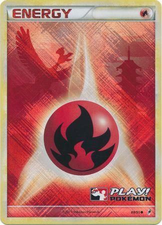 Fire Energy (89/95) (Play Pokemon Promo) [HeartGold & SoulSilver: Call of Legends] | Mega City Incorporated