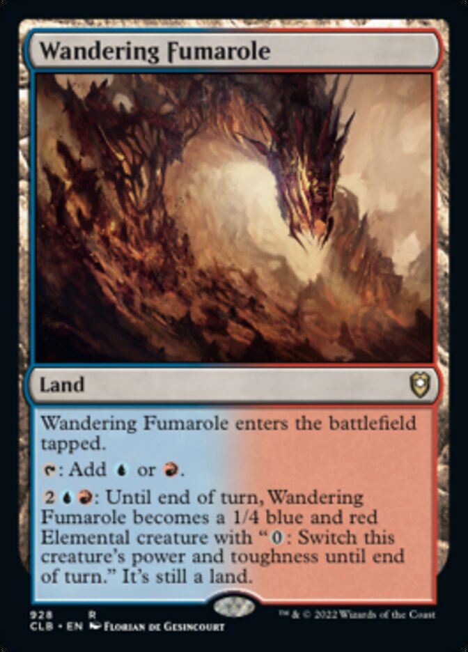 Wandering Fumarole [Commander Legends: Battle for Baldur's Gate] | Mega City Incorporated