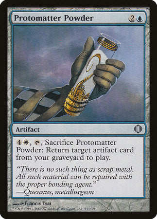 Protomatter Powder [Shards of Alara] | Mega City Incorporated