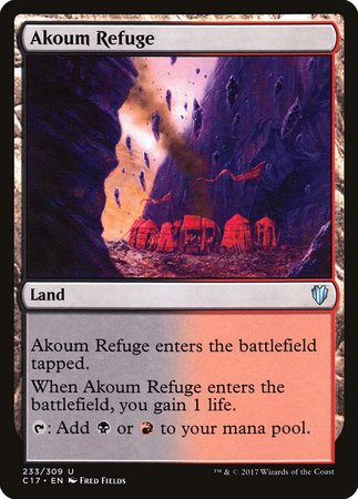 Akoum Refuge [Commander 2017] | Mega City Incorporated