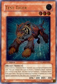 Test Tiger (UTR) [GLAS-EN082] Ultimate Rare | Mega City Incorporated