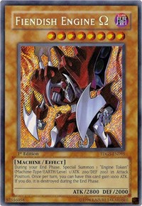 Fiendish Engine Omega [TDGS-EN095] Secret Rare | Mega City Incorporated