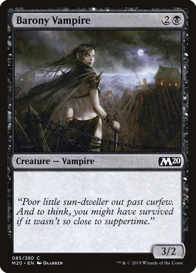 Barony Vampire [Core Set 2020] | Mega City Incorporated