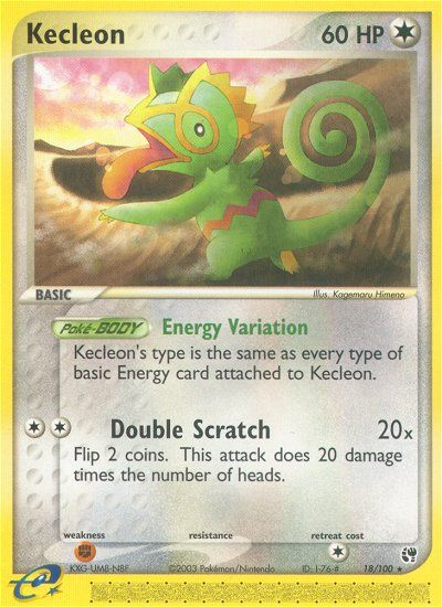 Kecleon (18/100) [EX: Sandstorm] | Mega City Incorporated