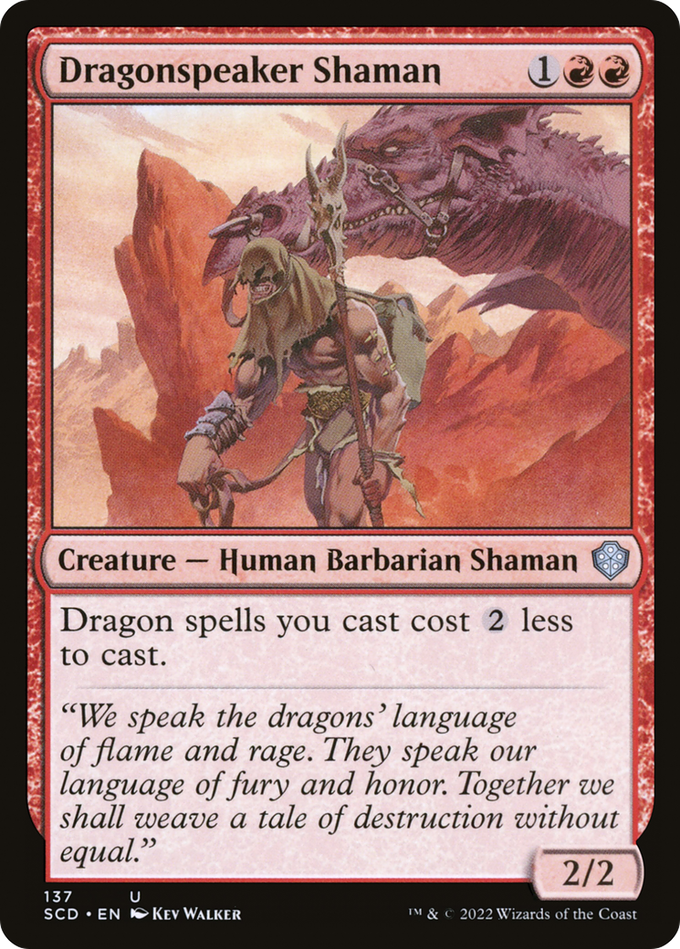 Dragonspeaker Shaman [Starter Commander Decks] | Mega City Incorporated