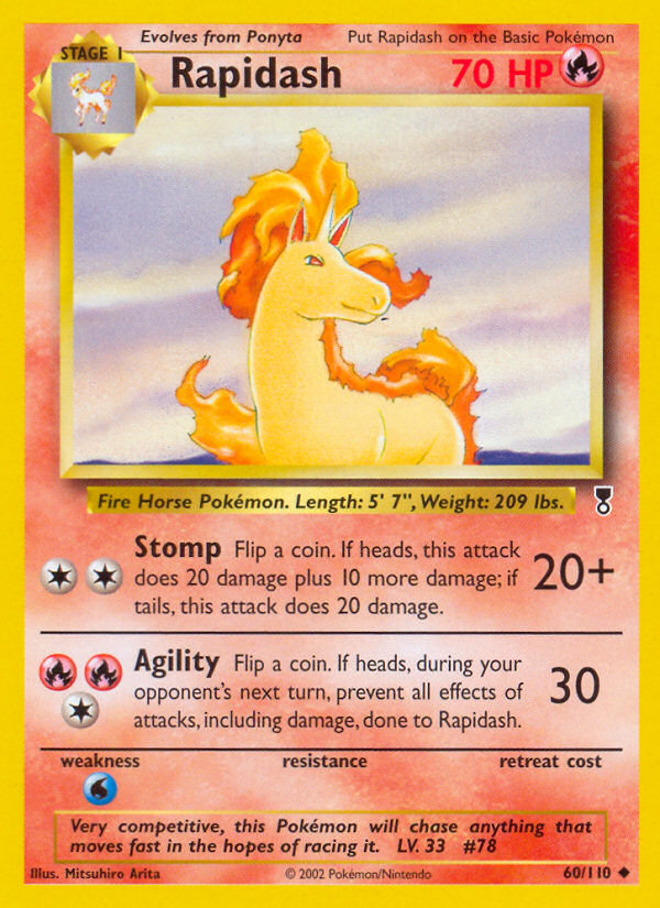 Rapidash (60/110) [Legendary Collection] | Mega City Incorporated