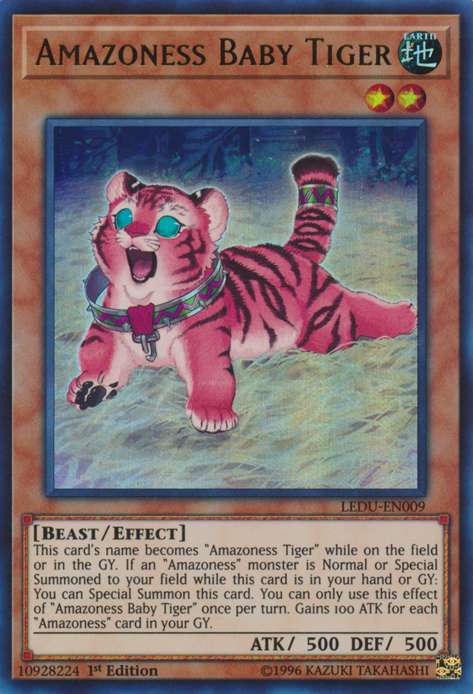 Amazoness Baby Tiger [LEDU-EN009] Ultra Rare | Mega City Incorporated