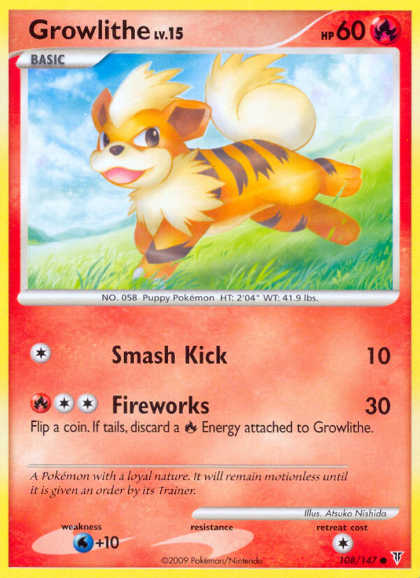 Growlithe (108/147) [Platinum: Supreme Victors] | Mega City Incorporated