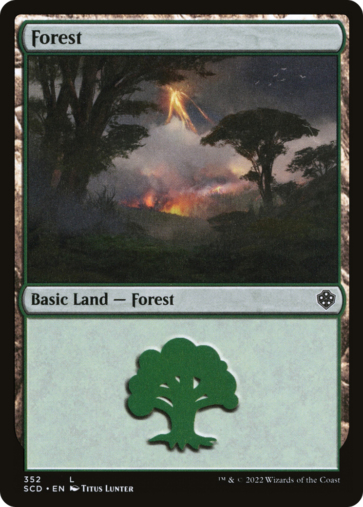 Forest (352) [Starter Commander Decks] | Mega City Incorporated