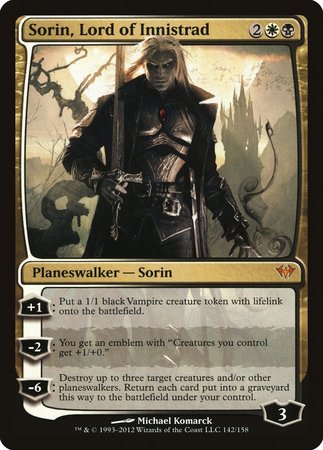 Sorin, Lord of Innistrad [Dark Ascension] | Mega City Incorporated