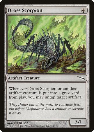 Dross Scorpion [Mirrodin] | Mega City Incorporated