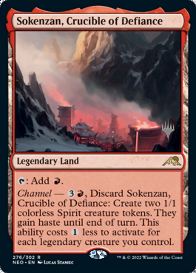 Sokenzan, Crucible of Defiance (Promo Pack) [Kamigawa: Neon Dynasty Promos] | Mega City Incorporated