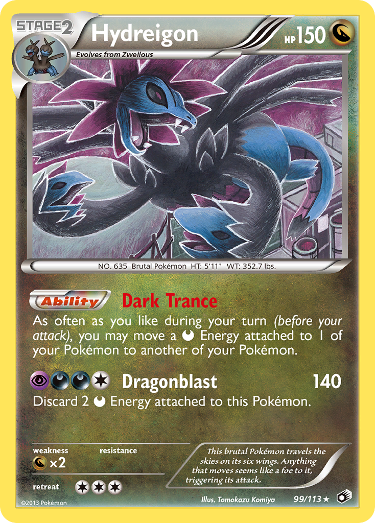 Hydreigon (99/113) [Black & White: Legendary Treasures] | Mega City Incorporated