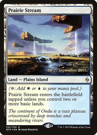 Prairie Stream [Battle for Zendikar Promos] | Mega City Incorporated