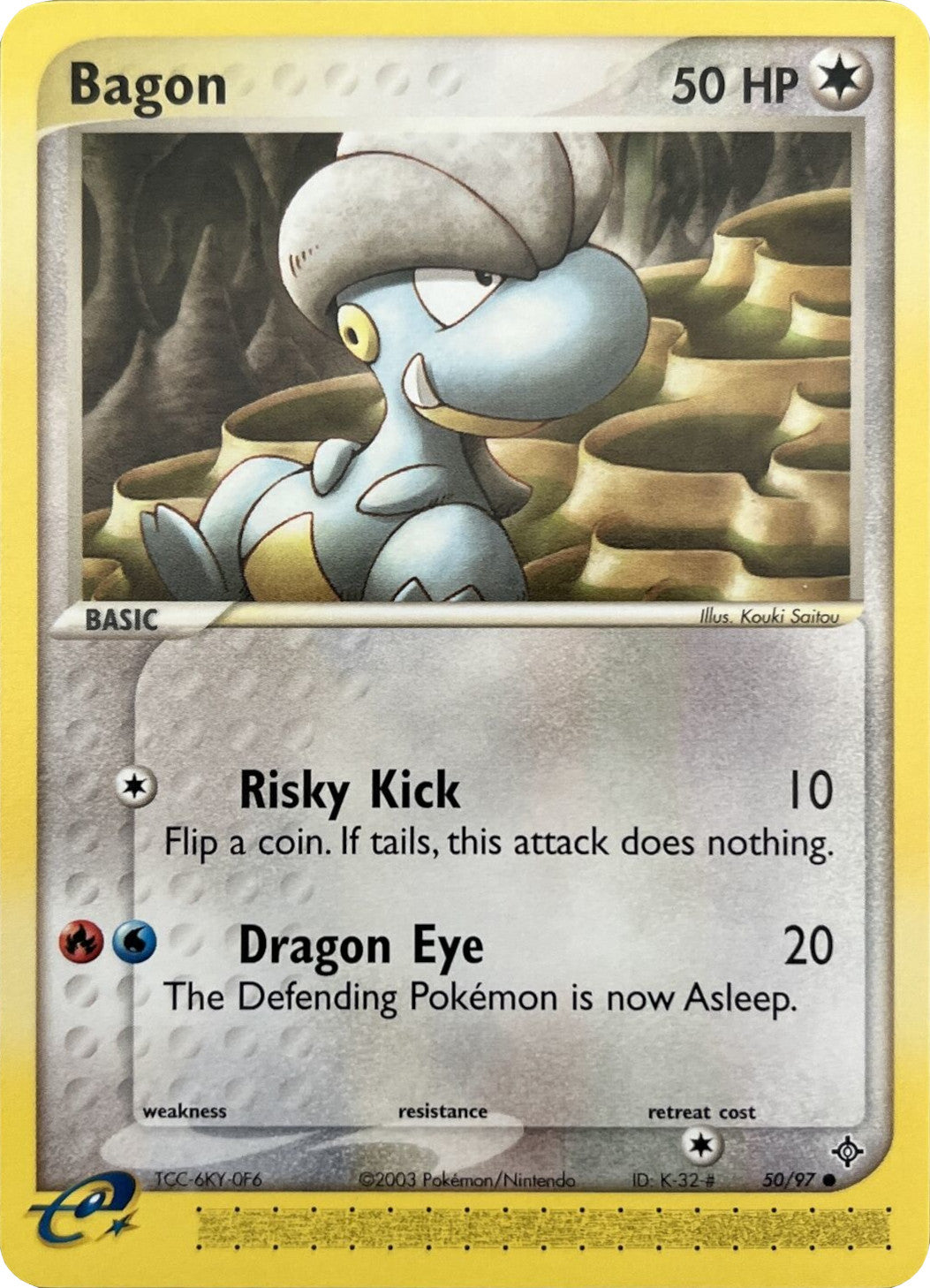 Bagon (50/97) (Nintendo Promos) [EX: Dragon] | Mega City Incorporated