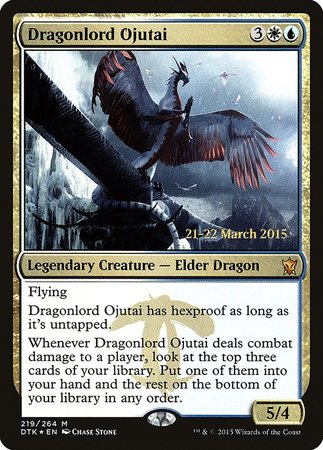 Dragonlord Ojutai [Dragons of Tarkir Promos] | Mega City Incorporated