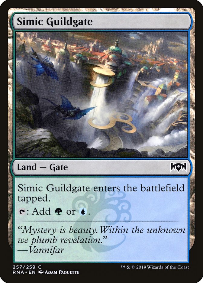 Simic Guildgate (257/259) [Ravnica Allegiance] | Mega City Incorporated