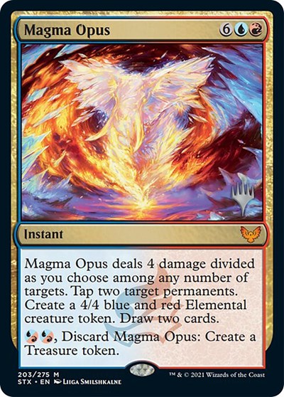 Magma Opus (Promo Pack) [Strixhaven: School of Mages Promos] | Mega City Incorporated